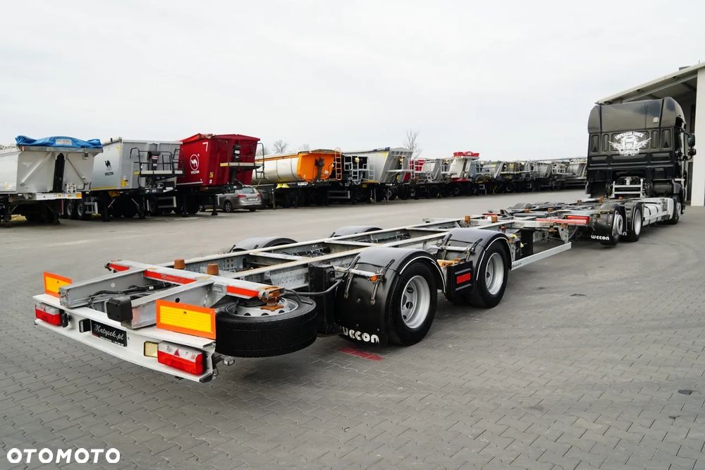 DAF XF 480 / BDF / ZESTAW TANDEM / SSC / I-PARK COOL / OŚ PODNOSZONA / WECON - 5