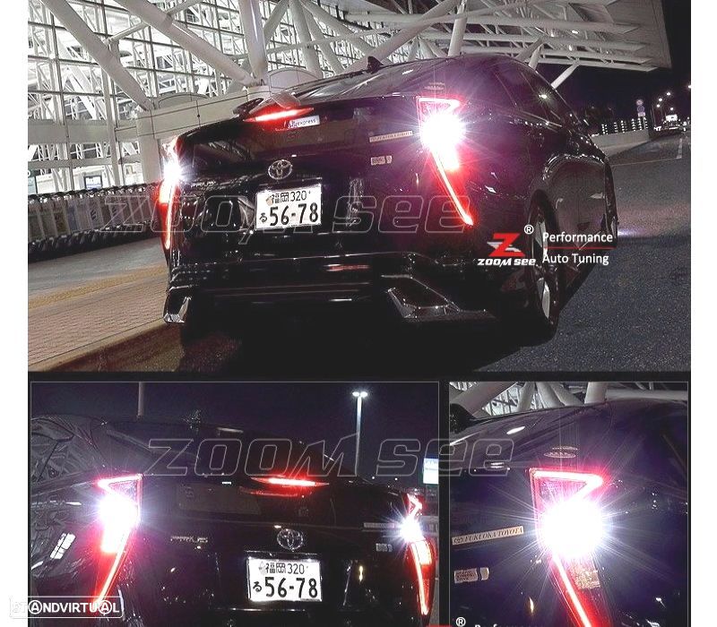 KIT COMPLETO DE 14 LÂMPADAS LED INTERIOR PARA TOYOTA PRIUS ZVW50 ZVW51 ZVW55 2016 + - 2