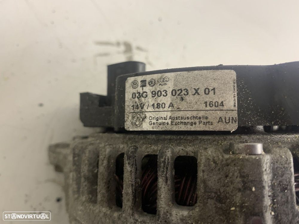 Alternador  Usado AUDI A3 (8P1) 2.0 TDI 03G903023X 03G 903 023 X MOTOR CBB - 2