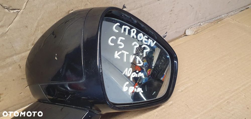 Lusterko prawe elektryczne 14 PIN 10+6 PIN Citroen C5 III UK KTVD - 7