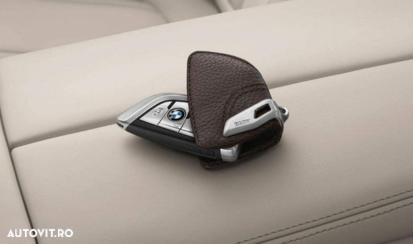 Husa cheie originala Bmw piele maro(mocha)
