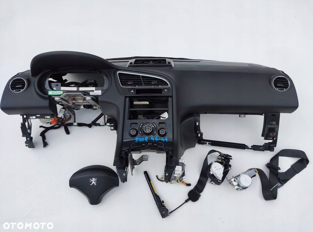 DESKA KONSOLA PODUSZKA PODUSZKI AIR-BAG PASY PEUGEOT 5008 I 2013-2016 LIFT - 2