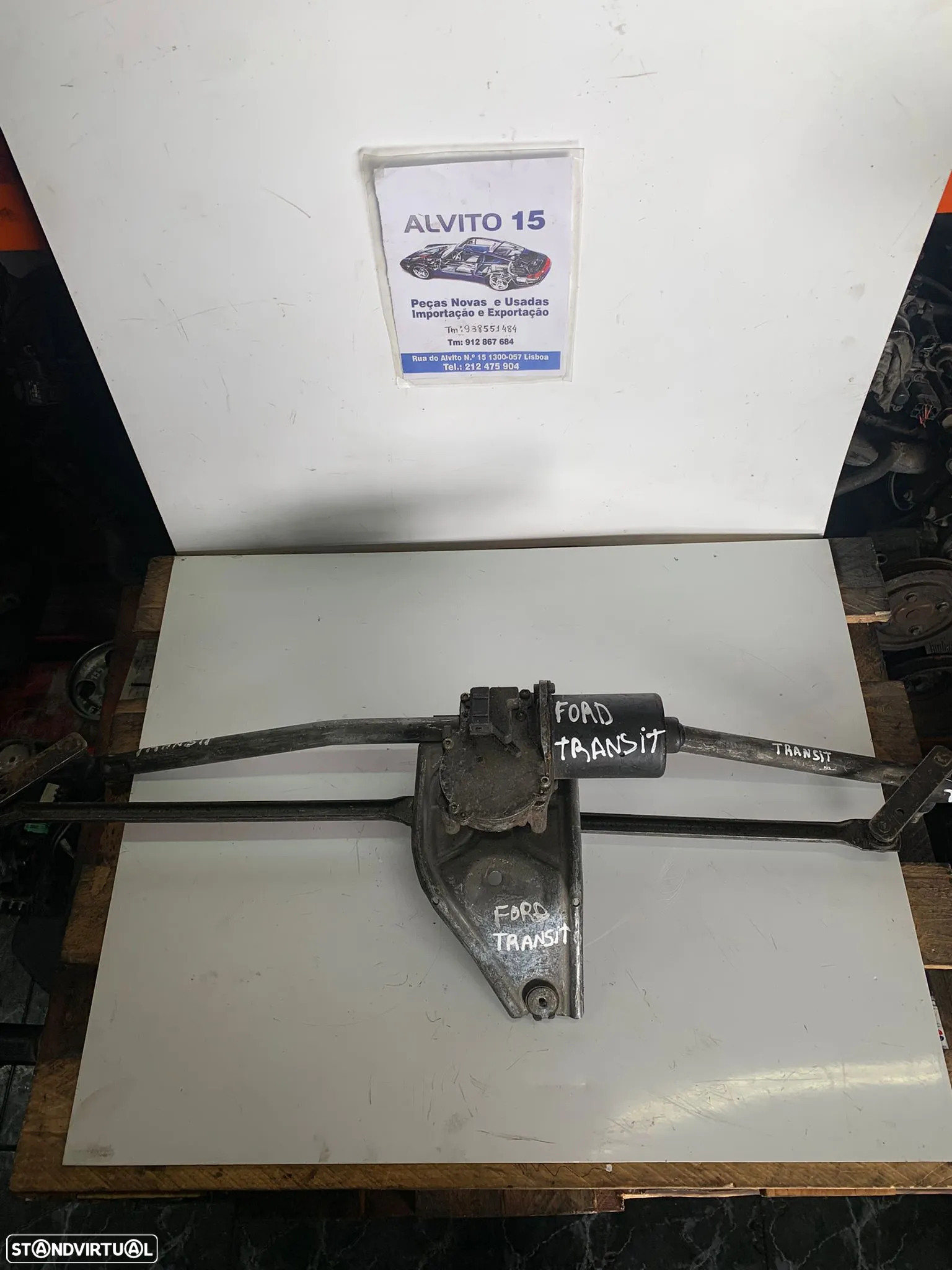 Mecanismo do limpa para-brisas  com motor Ford Transit - 3