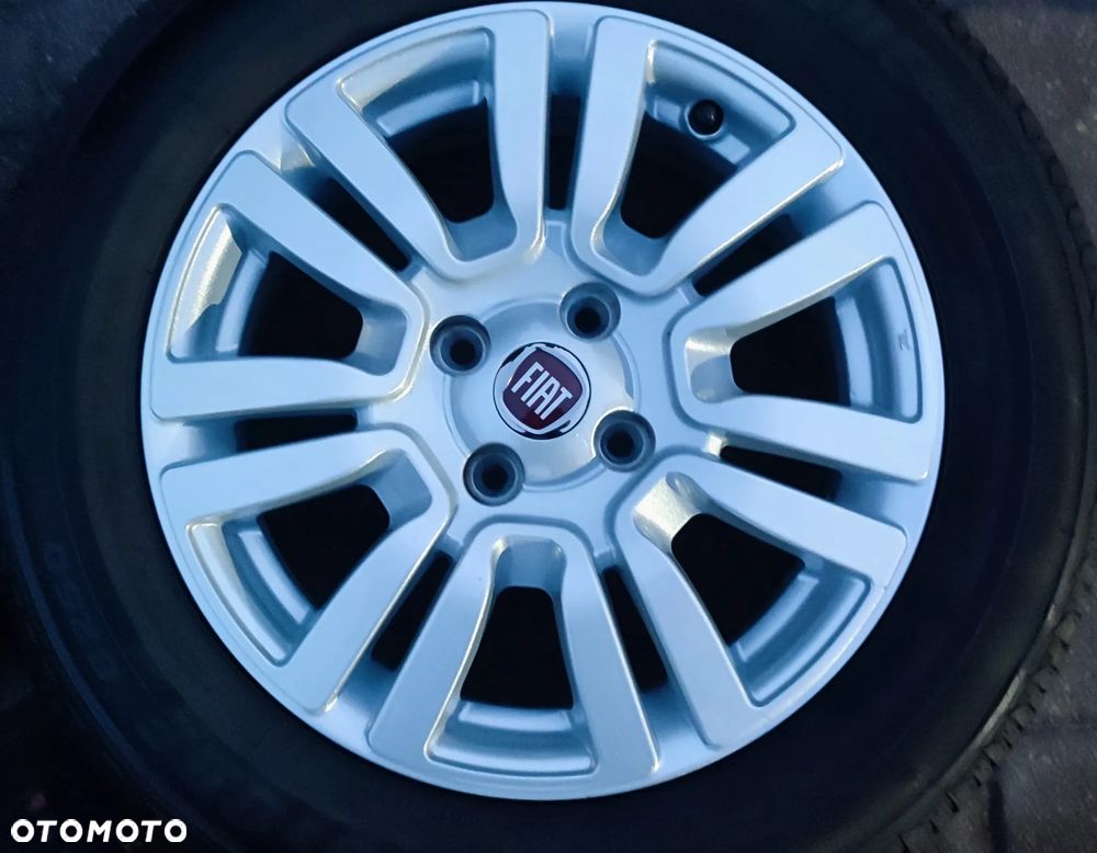 Koła Felgi Aluminiowe Oryg. Fiat Grande Punto 15 Cali 4x100 Et43 Bridgestone 185/65/15 2018r 5,8-7,0mm Bdb !! Starogard Gdański - 6
