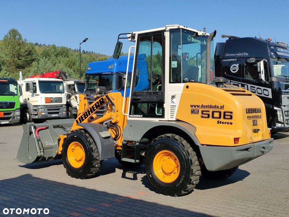 Liebherr L 506 STEREO Szybkozłącze / Łyżka Krokodyl + Widły Waga 6300kg - 12
