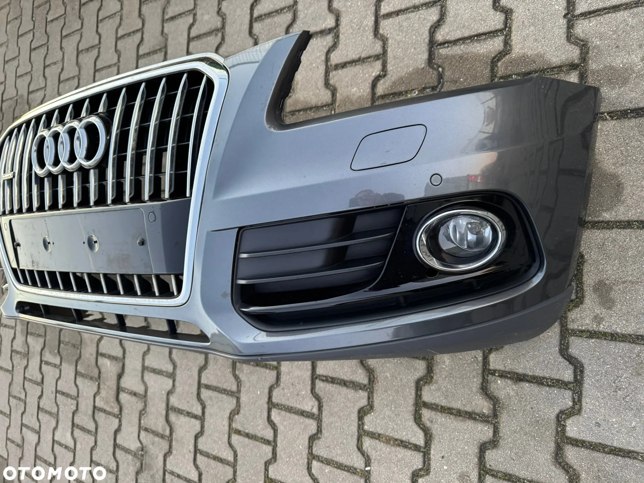 Audi Q5 8R Lift zderzak przód przedni zwykły LX7R - 3