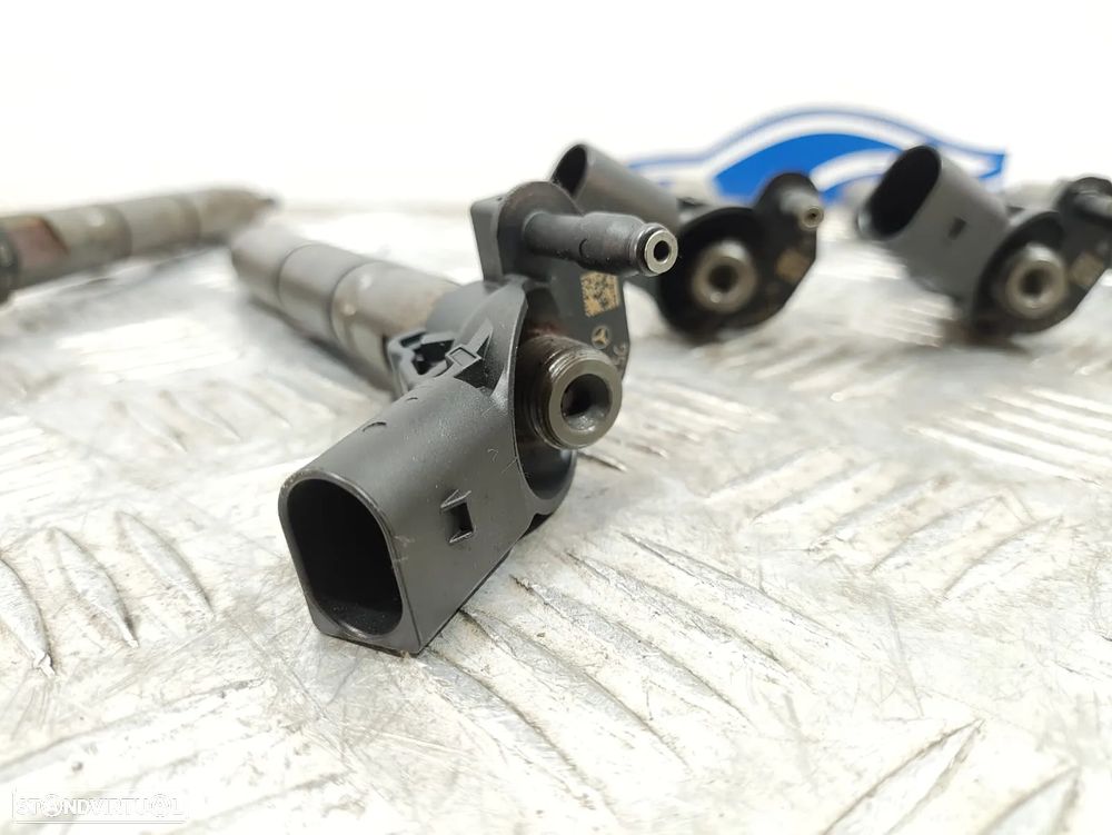 Conjunto Injetores Original Bosch Mercedes Benz V6 3.0 OM642 0445115064 A6420701387 - 13