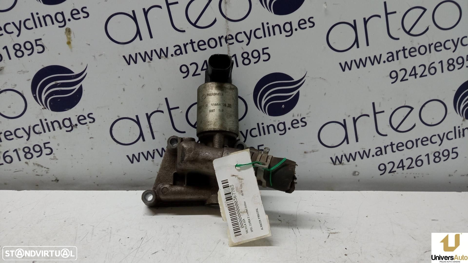 VALVULA EGR OPEL CORSA D 2008 -55556720 - 4