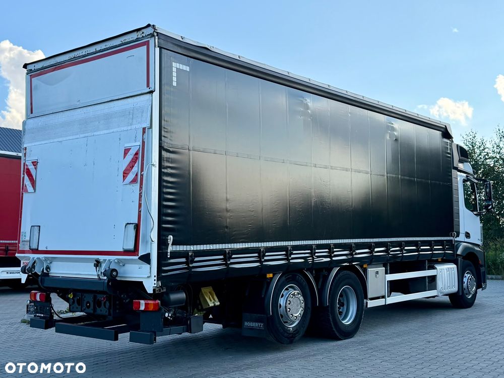 Mercedes-Benz ACTROS 2540 / FIRANKA / WINDA / 20 EUROPALET / OŚ PODNOSZONA / AUTOMAT / E6 / 2018 ROK / NISKI PRZEBIEG / SPROWADZONY - 5