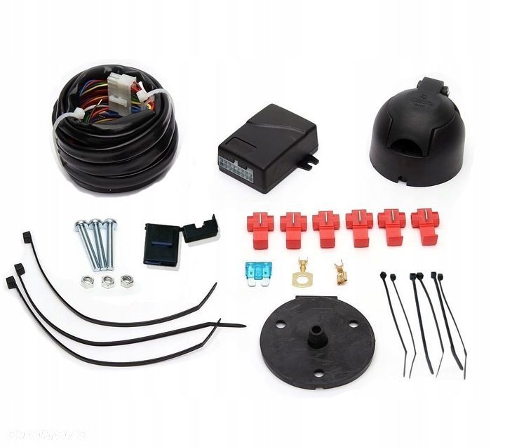 Opel Zafira B 2 II 2005-2011r. Hak Holowniczy Wiązka7 Pin+Moduł 7pin - 6