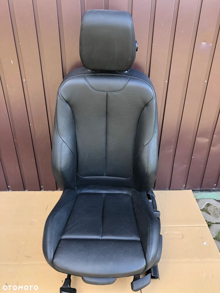 BMW F30 F31 F20 M-PAKIET GRZANE FOTEL LEWY PRAWY CZARNA SKÓRA - 10
