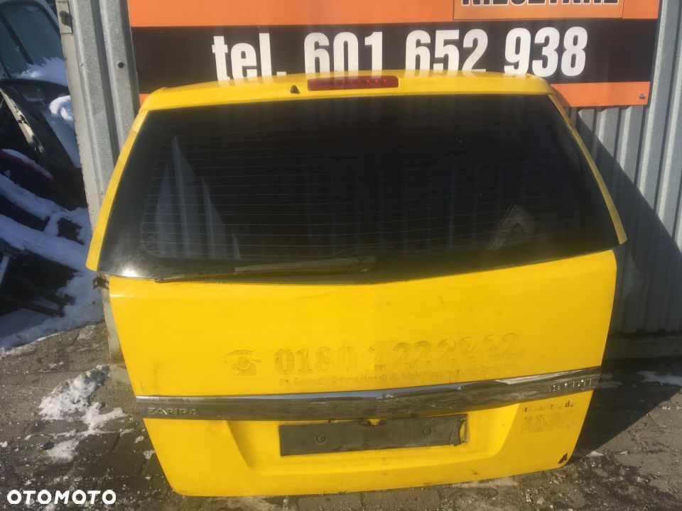 OPEL ZAFIRA B KLAPA TYŁ KOMPLETNA EUROPA - 1