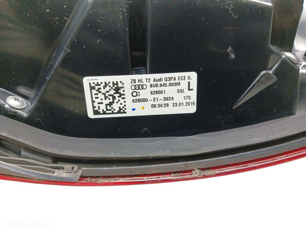 LAMPA LEWY TYŁ AUDI Q3 I 8U LIFT (2014-2018) 2.0 TDI 150KM 8U0945093M - 3