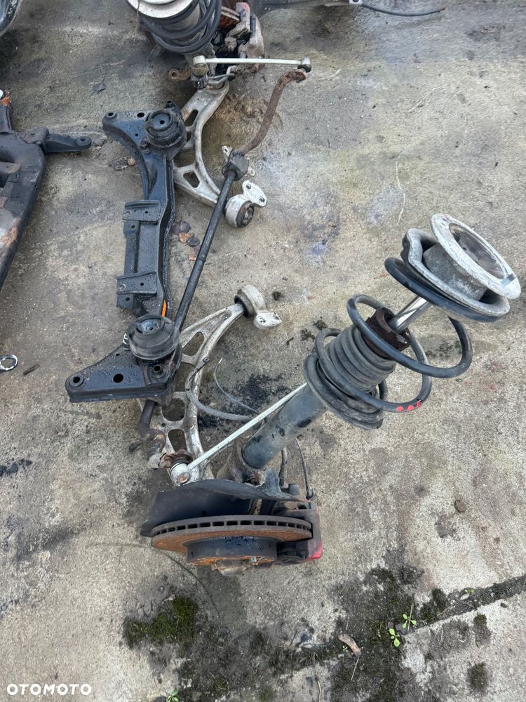 BMW e46 2.0 diesel Zawieszenie przód przednie belka sani mcperson ława sanki wachacz amortyzator zwrotnica tył przód tylnie przednie - 2