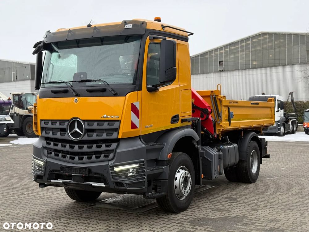 Mercedes-Benz AROCS 1843 4x2 EURO6 WYWROTKA Z HDS PALFINGER PK12.501 SLD B - 1