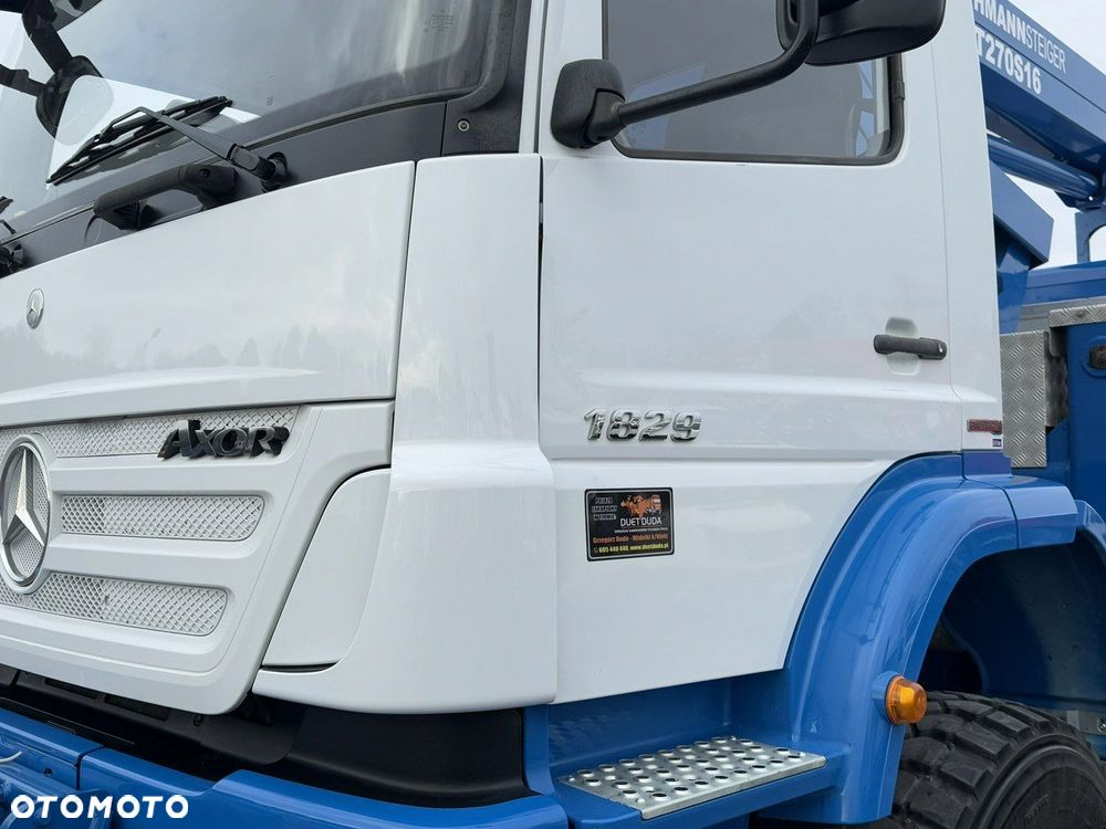 Mercedes-Benz AXOR 1829 4x4 Zwyżka RUTHMANN STEIGER T270S16 Podnośnik Koszowy - 11