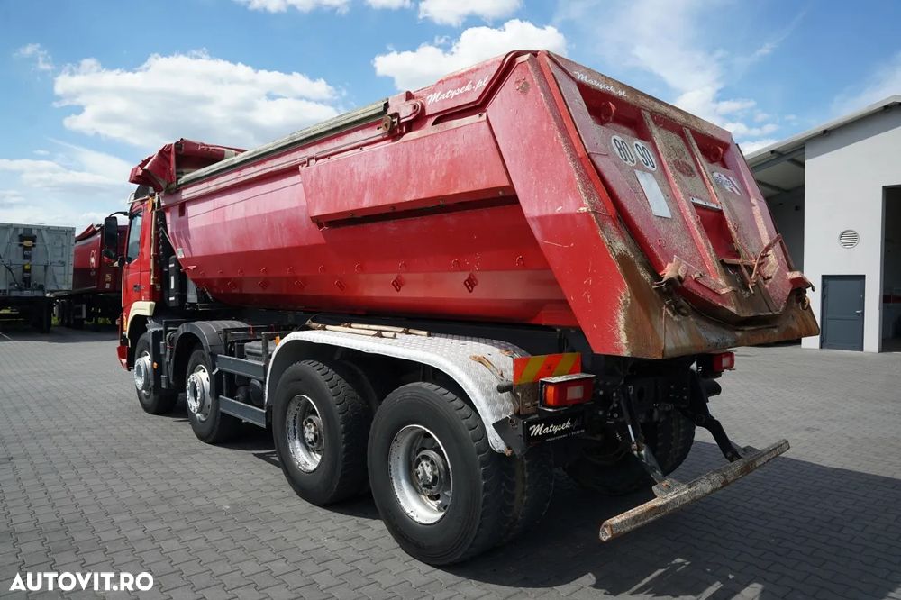 Volvo FMX 420 / 8x4 / BASCULATOR SPATE / CLAPETĂ HIDRAULICĂ / MANUALĂ / EURO 5 - 10