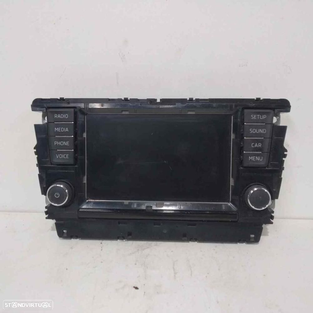 SISTEMA DE ÁUDIO RÁDIO CD SKODA RAPID NH - 1