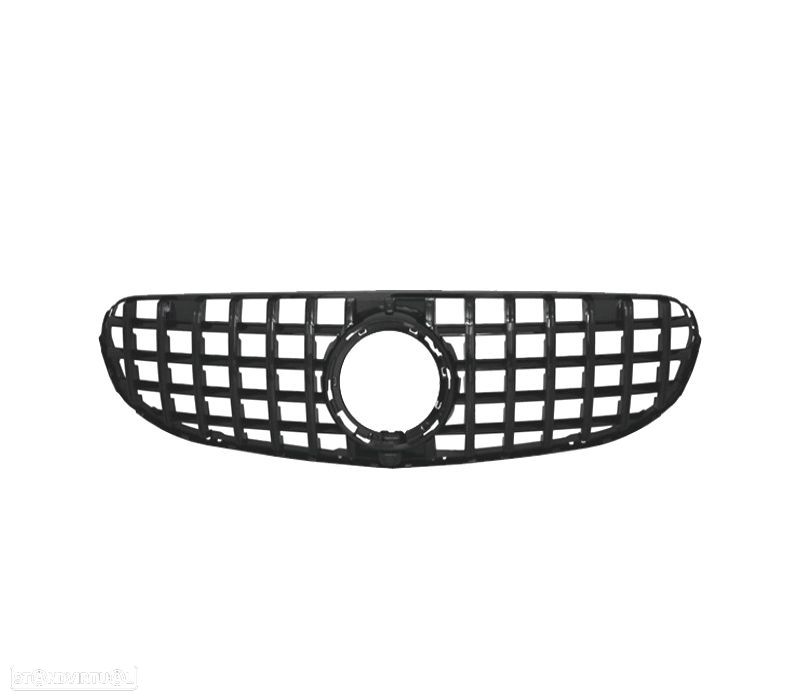 GRELHA FRONTAL MERCEDES GLC X253 C253 15-18 LOOK AMG GT PRETO - 2