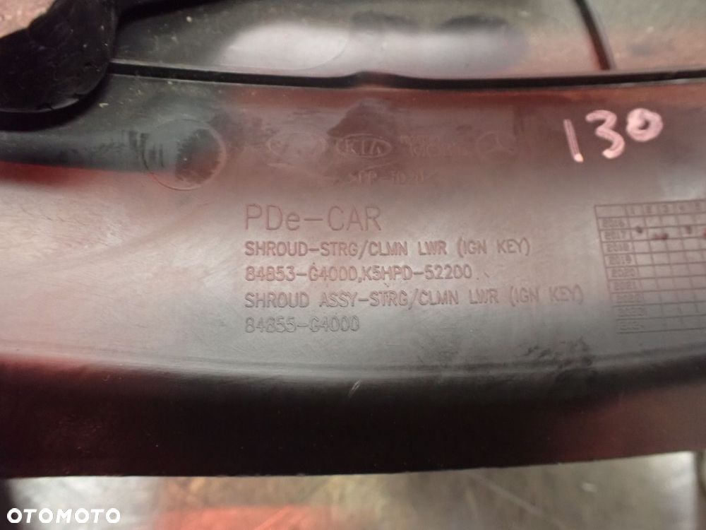 OBUDOWA KOLUMNY KIEROWNICZEJ LICZNIKA HYUNDAI I30 III 84831-G4000 - 10