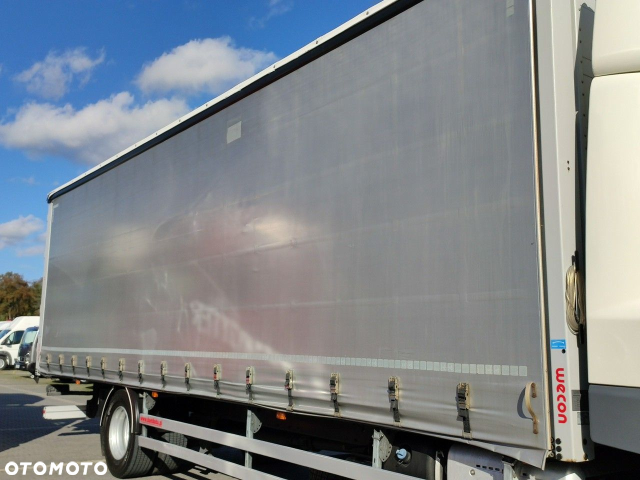 DAF CF 290 E6 Firana Tył Drzwi Dach Podnoszony / Zsuwany Długi 9.30m - 7