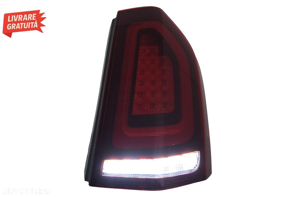 Stopuri LED Chrysler 300 LD Lancia Thema (2011-2014) Rosu cu Pornire Dinamica- livrare gratuita - 11
