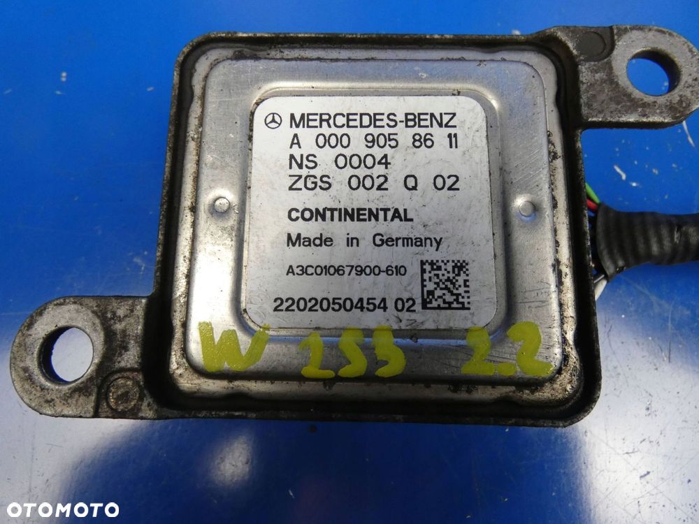 MERCEDES GLC W253 X253 C KLASA W205 W213 2.2 CDI SONDA LAMBDA CZUJNIK NOX - 2