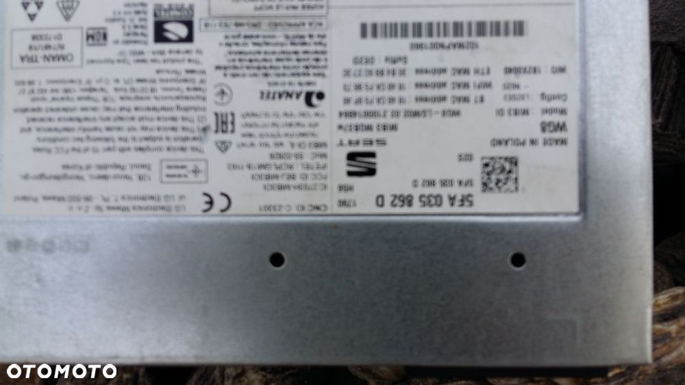 SEAT MIB STEROWNIK MMI NAWIGACJA 5FA035862D 5FA035862H - 7
