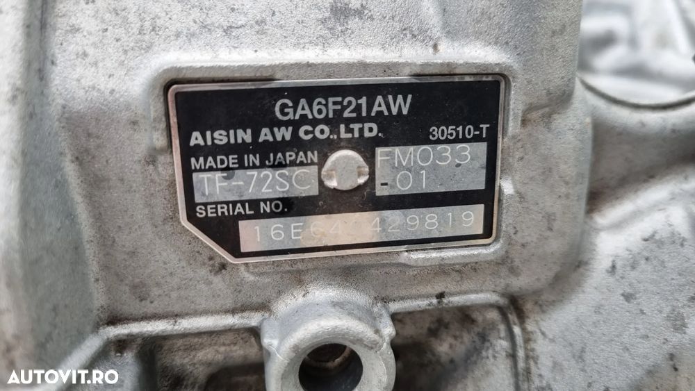 Bloc Valve Hidraulic Mecatronic 9 Solenoizi TF72SC GA 6F21AW AWF6F25 / BMW X1 / SERIA 2 / MINI COOPER COUNTRYMANN / 2015+ - 7