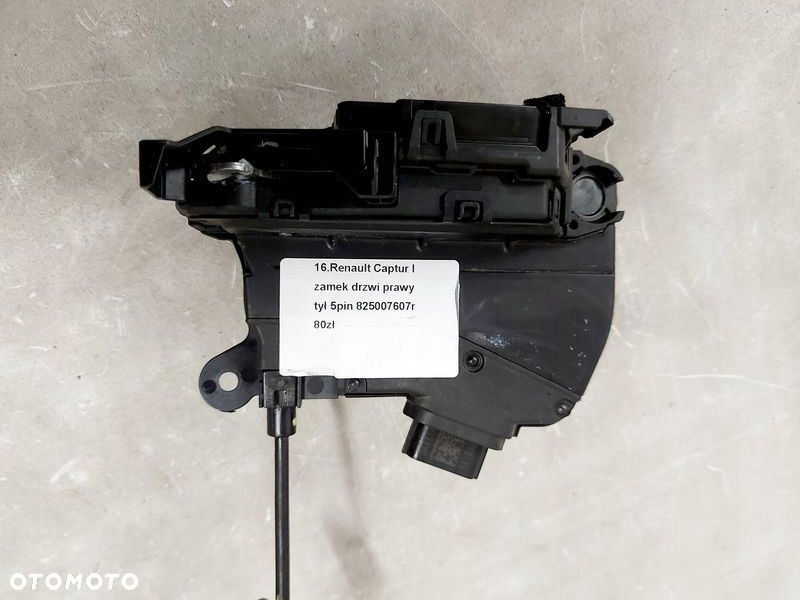 renault captur i zamek drzwi prawy tył tylny 5 pin - 8