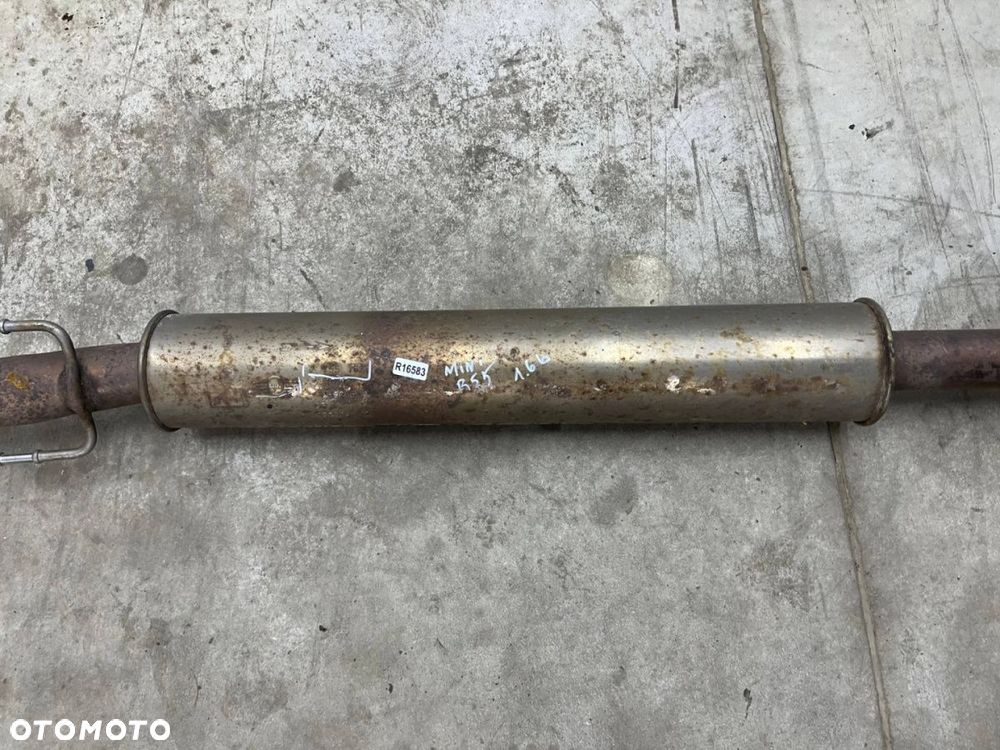 Wydech Mini Cooper One R55 R56 R57 06-13r. 1.6b benzyna tłumik środkowy oryginalny 2755162 - 5