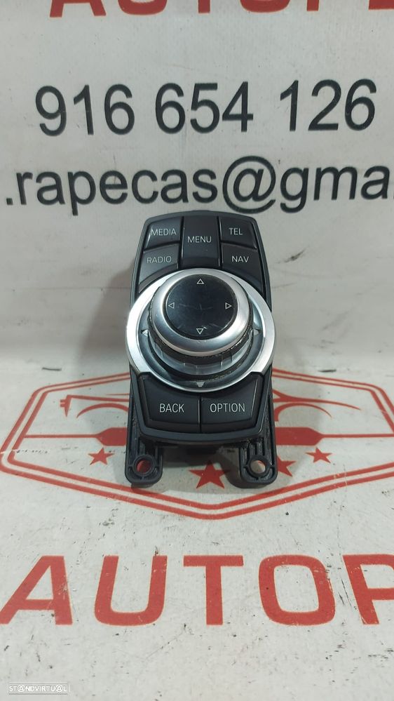 Comando Multifunções Joystick Idrive NAV Navegação Radio BMW F30 F80 2011 a 2018 Original - 1