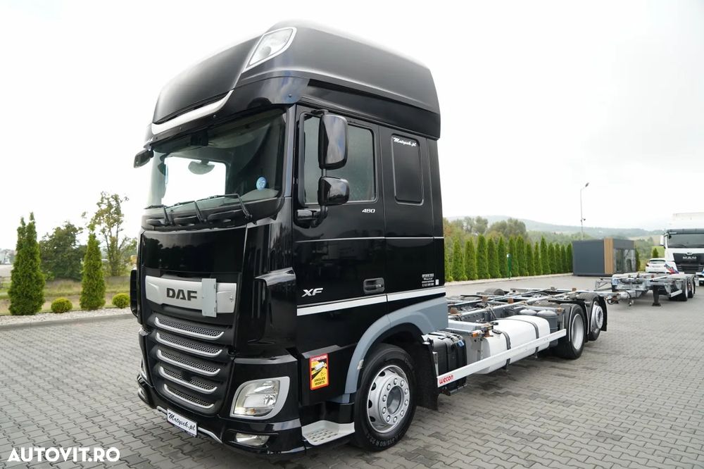 DAF XF 480 / BDF / 6X2 / SSC / I-PARK COOL / PUNTE RETRACTABILE / CONTRACT DE REPARAȚIE POST-SERVICE - 2