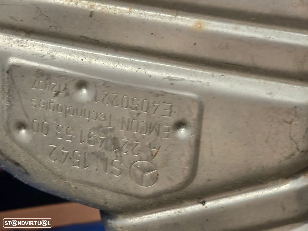 Panela de escape traseira originais para mercedes w221 S Class 3.0 cdi 350cdi v6  facelift 2009-  a2214915300 - 8