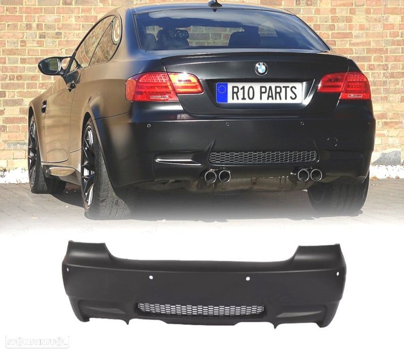 PARA-CHOQUES TRASEIRO BMW E92 E93 LOOK M3 PDC - 1