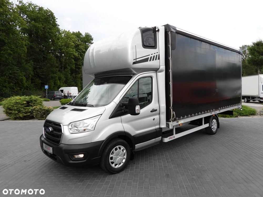Ford TRANSIT PLANDEKA 10 PALET WEBASTO TEMPOMAT LEDY PNEUMATYKA KLIMATYZACJA  160KM - 20