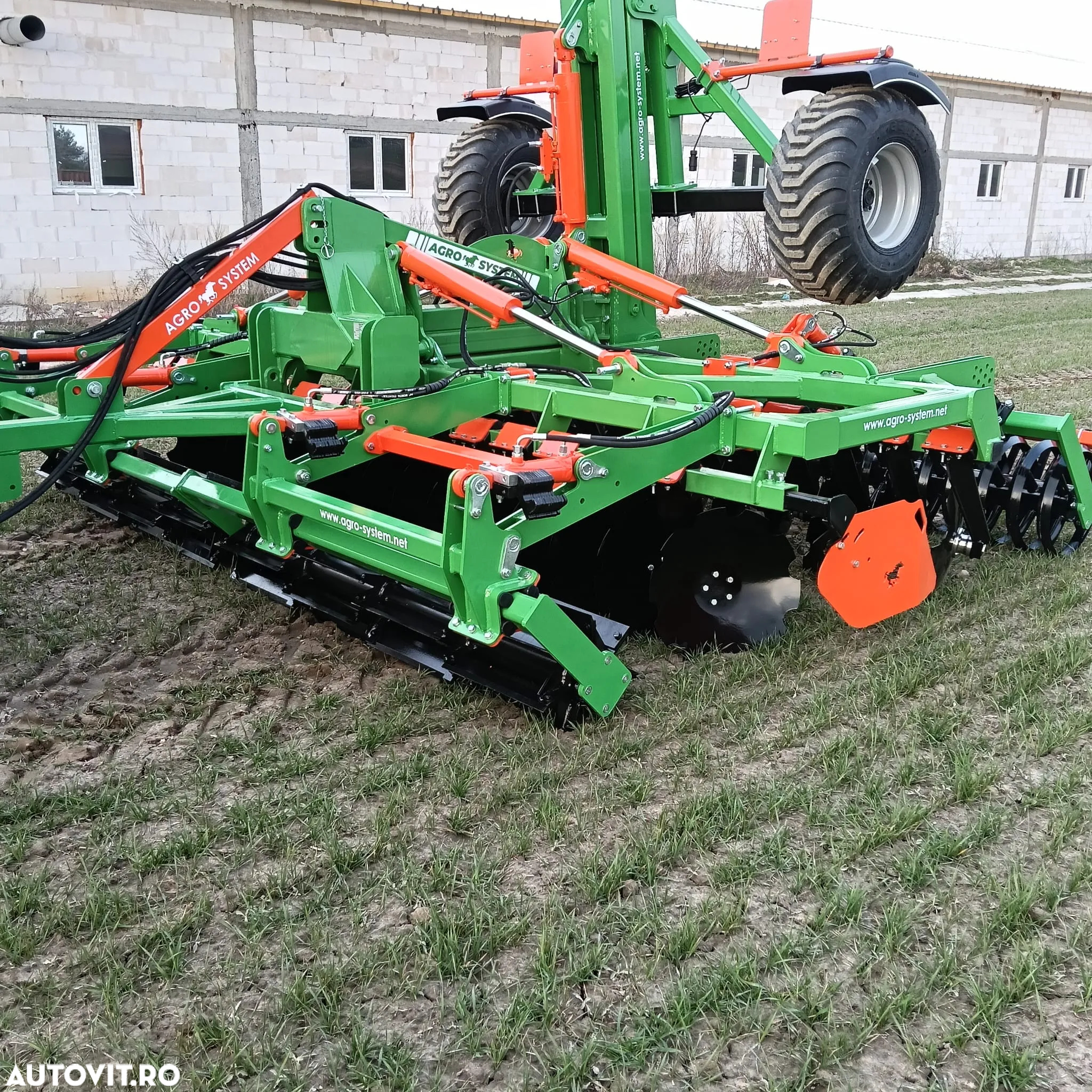Terraking Disc Tractat Hummer 4.0-6.0 cu tocator frontal - 4