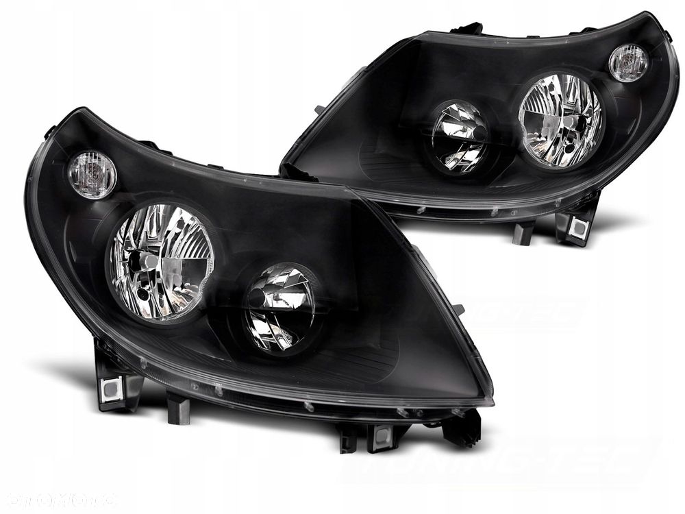 Reflektory Lampy kpl Black Dzienne h15 Fiat Ducato Jumper Boxer Lift 11-14 - 1