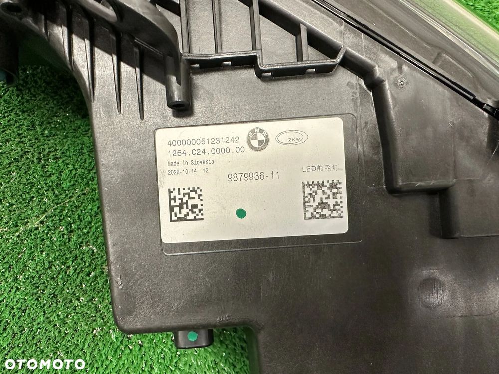BMW 7 G70 i7 LAMPA LED PRZÓD PRAWA LEWA SWAROVSKI EU 9879935 9879936 - 10