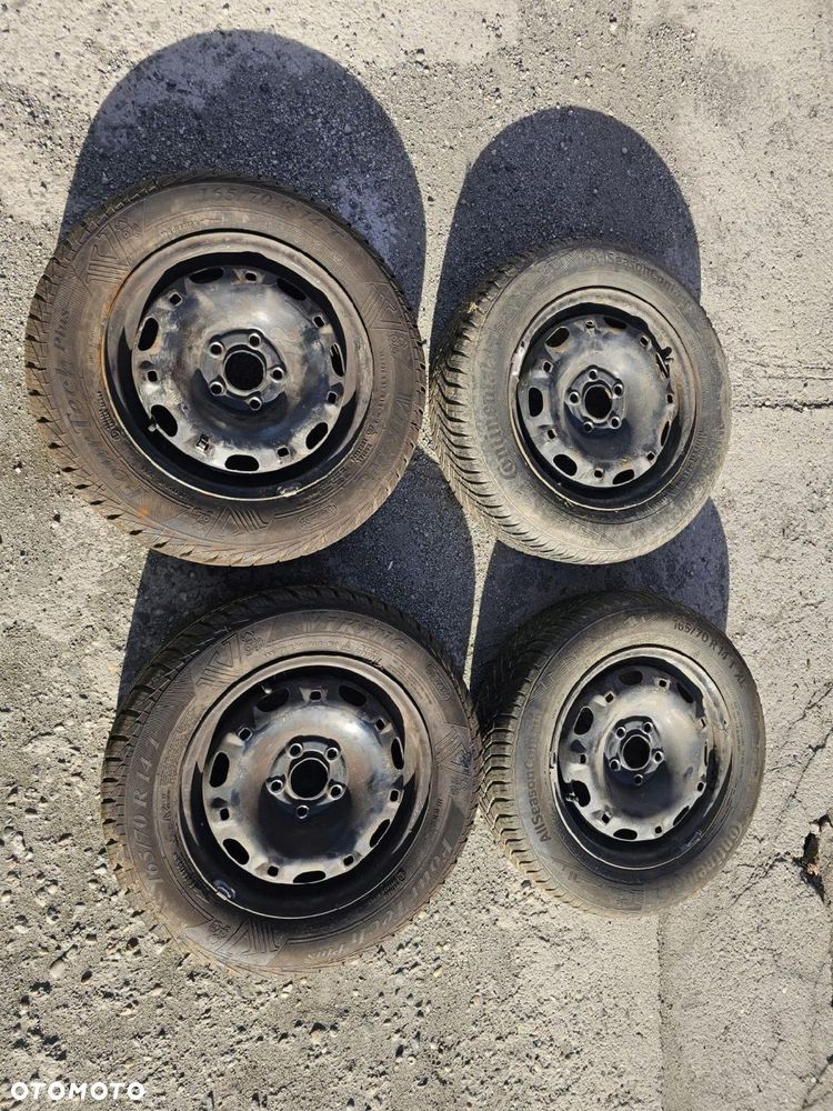 Koła stalowe 6Q0601027R VW Polo 9N 165/70/R14 - 1