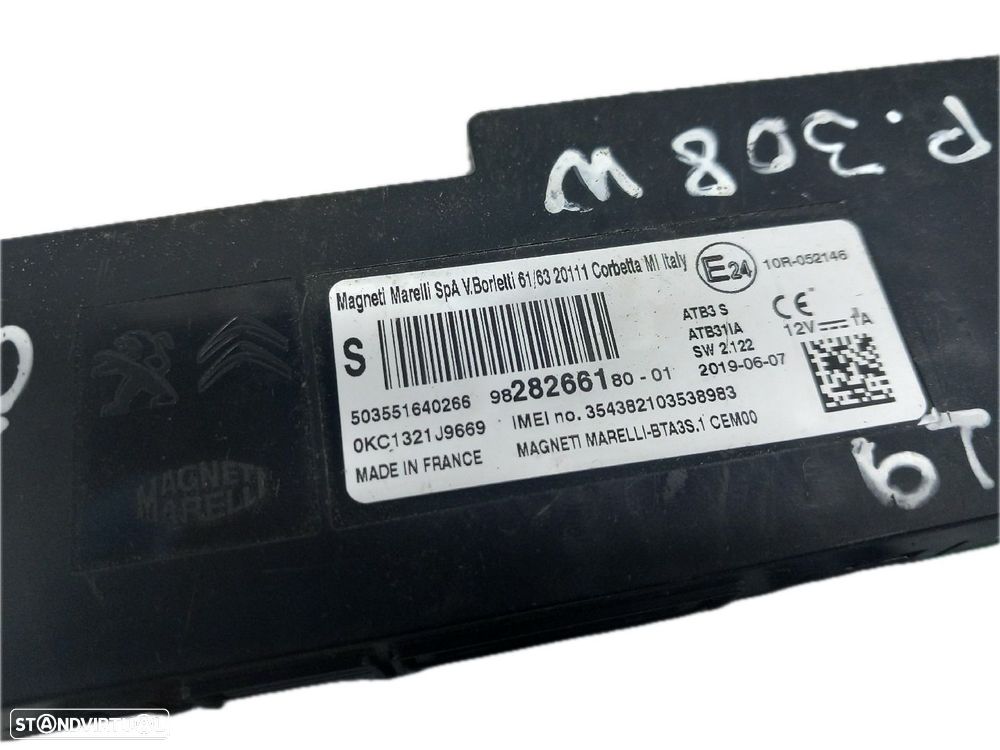 Módulo Eletrónico Peugeot 308 Ii - 4