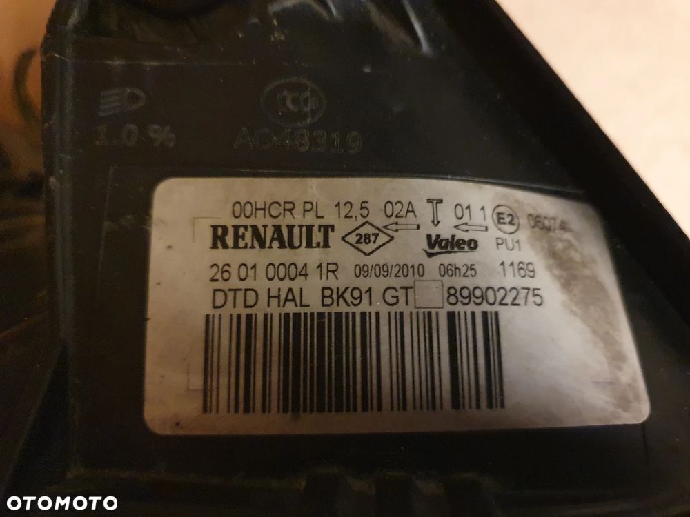 REFLEKTOR L/P RENAULT LAGUNA 3 III GT SOCZEWKA EUROPA - 8