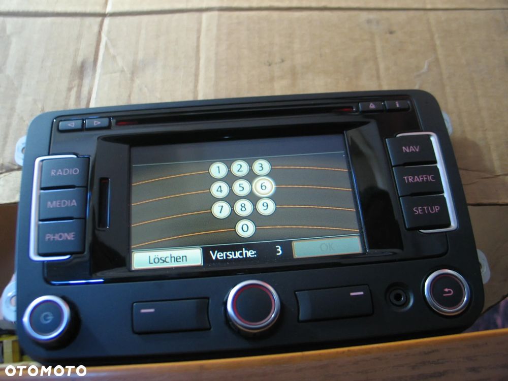 radio radioodtwarzacz nawigacja RNS315 EU Vw Tiguan Passat Touran 3C0035279D - 3