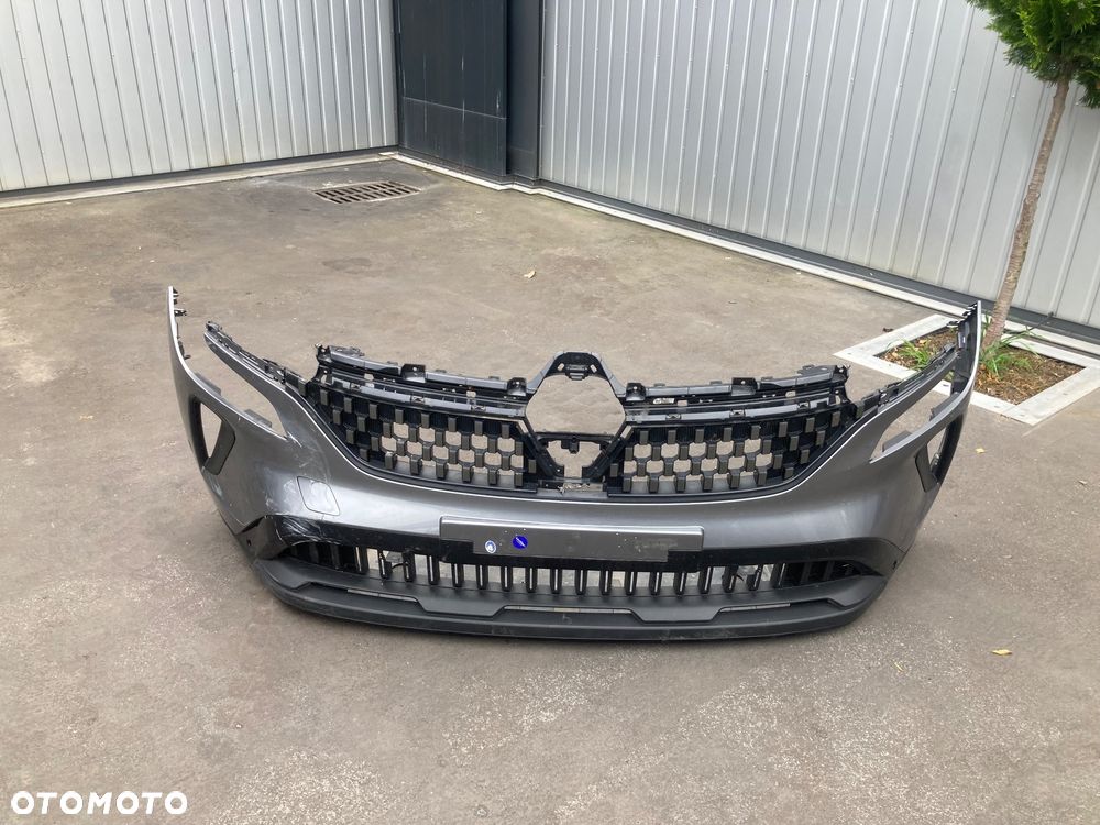 RENAULT AUSTRAL 22-> ZDERZAK  PRZEDNI PRZÓD  otwory na PDC + płyta zderzaka grill atrapa - 2