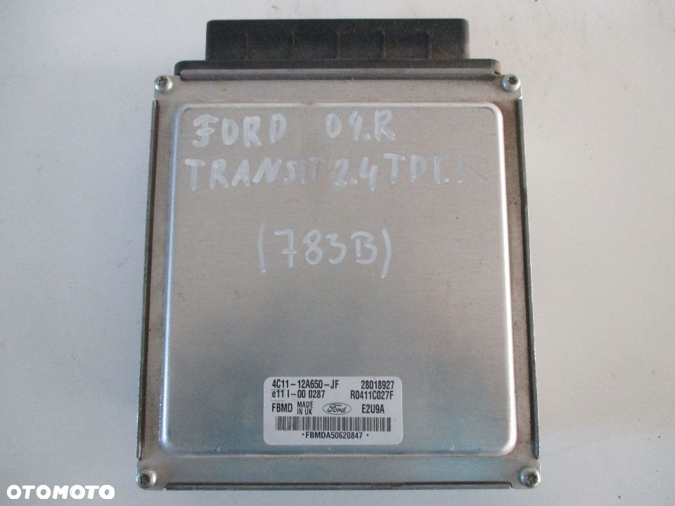 FORD TRANSIT 04R 2.4 TDCI KOMPUTER 4C11-12A650-JF - 2