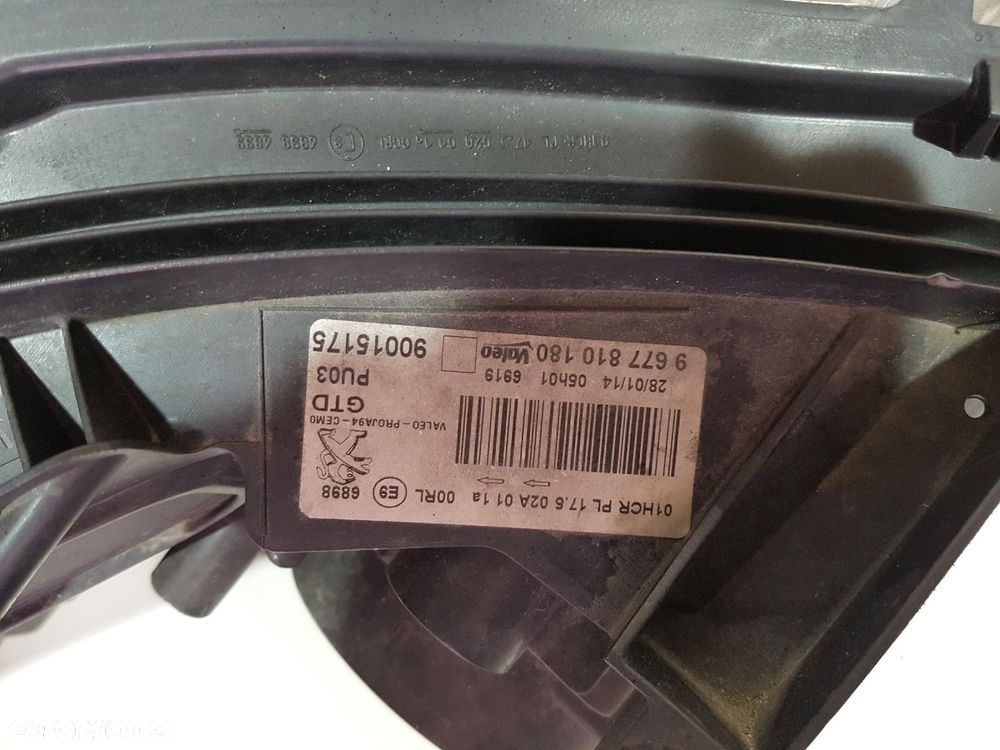 PEUGEOT 2008 I 1 LAMPA PRZÓD PRZEDNIA LEWA 9677810180 EUROPA ORYGINAŁ - 7