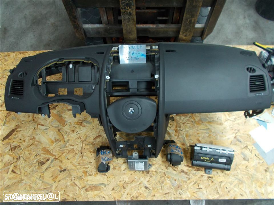 Conjunto De Tablier E Cintos Renault Scenic 2006 - 2