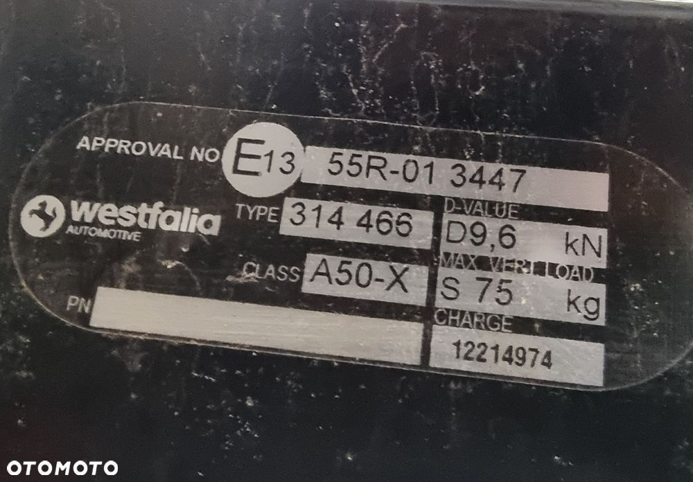 Hak przykręcany Westfalia OPEL ASTRA J IV 314474600001 - 9