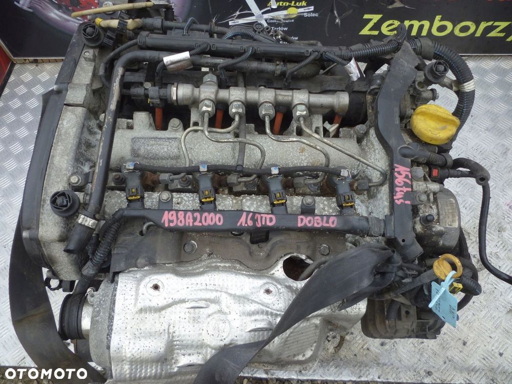 SILNIK KOMPLETNY ALFA ROMEO MITO 10r. 1.6 JTD 198A2000 156 TYS - 2