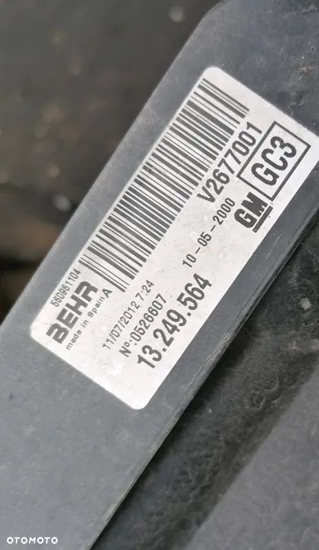 OPEL CORSA D 12r 3D WENTYLATOR CHŁODNIC 13263552,13249564 - 4